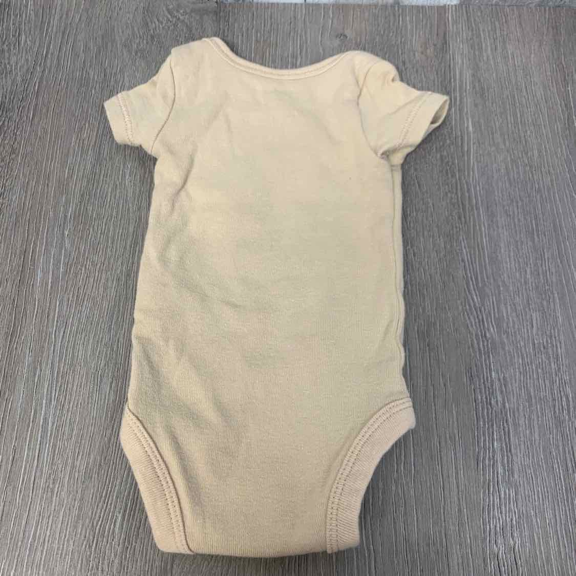 Size Preemie Tan Carter's Bodysuit