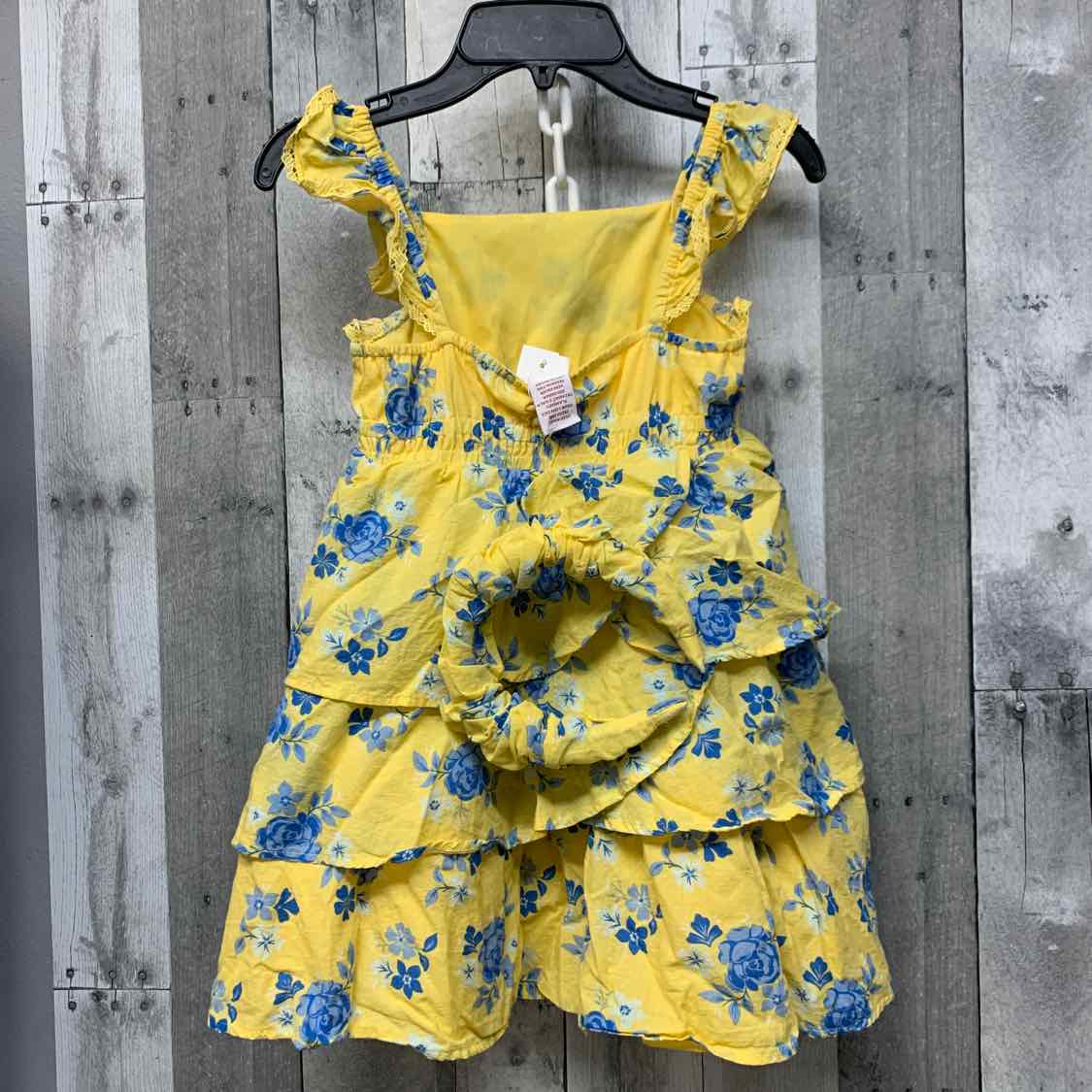 Size 6 Yellow/Blue Tommy Bahama Dress - OodlesCB