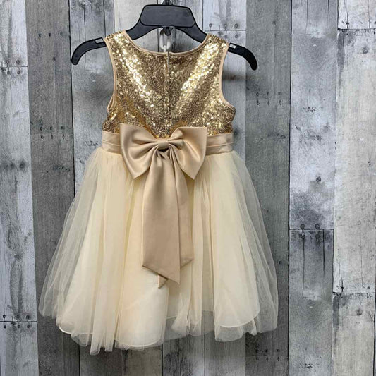 Size 5 Gold Shein Dress - Party