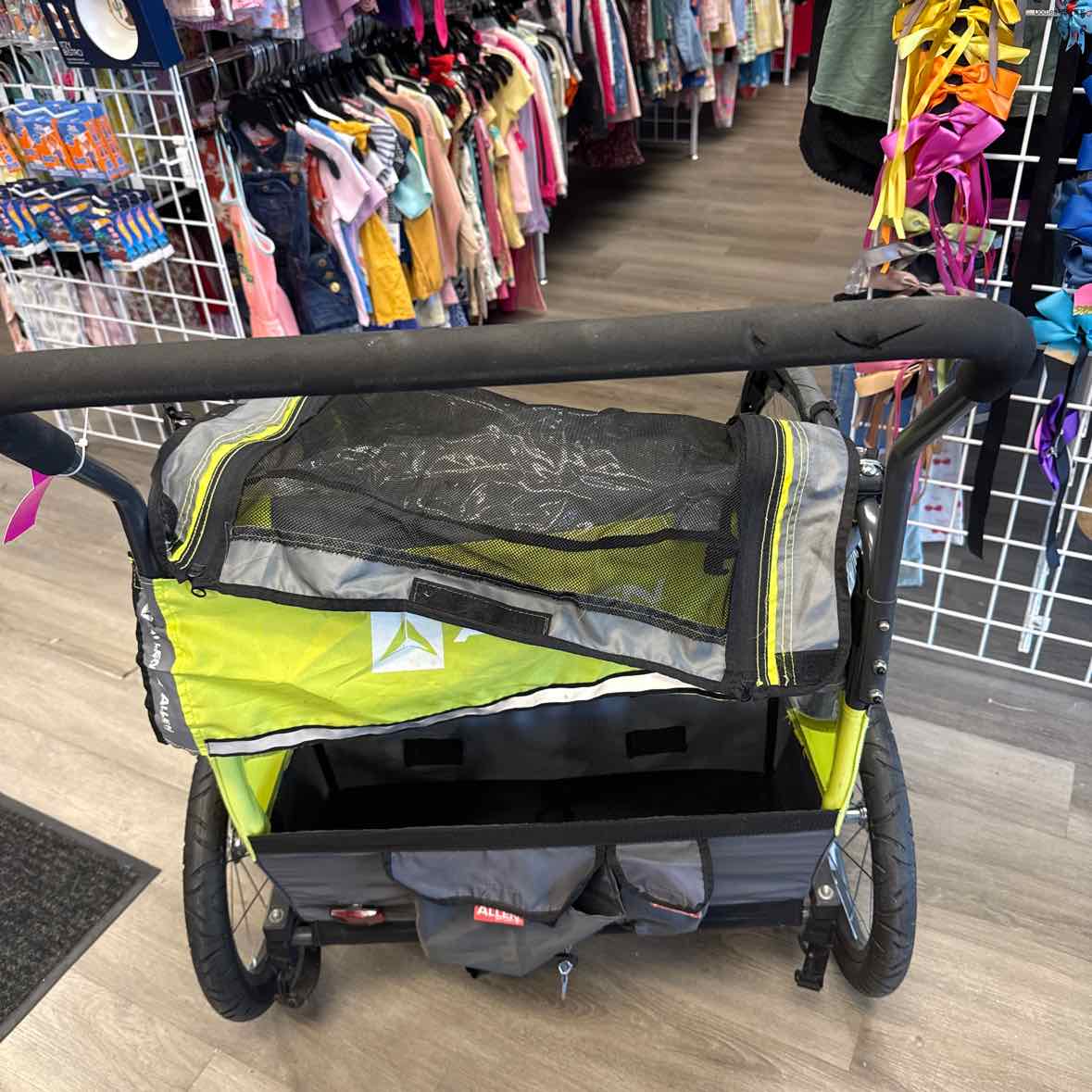 Generic Green/Black Bike Trailer