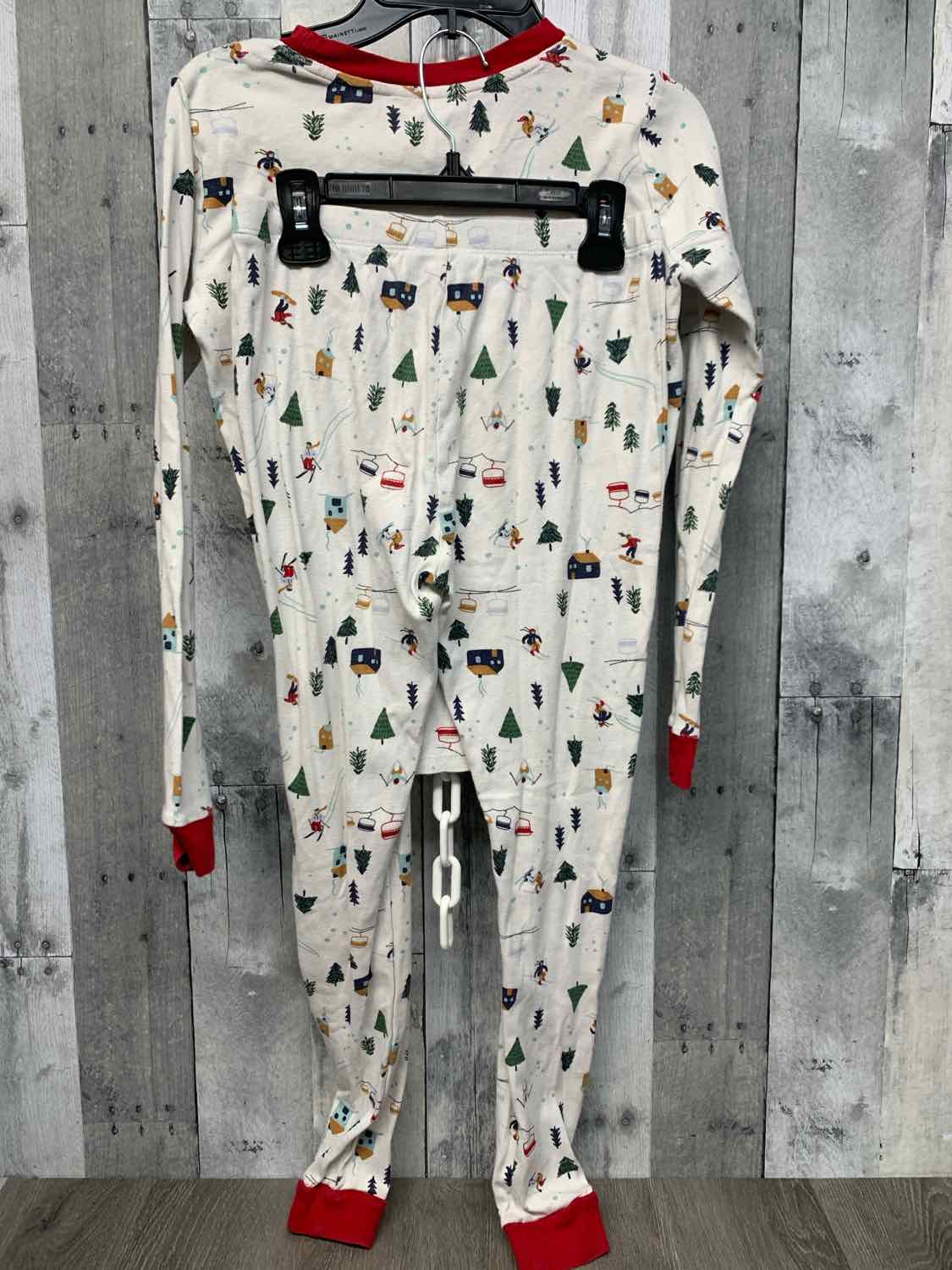 Size 14 White Print B Brand 2pc PJs