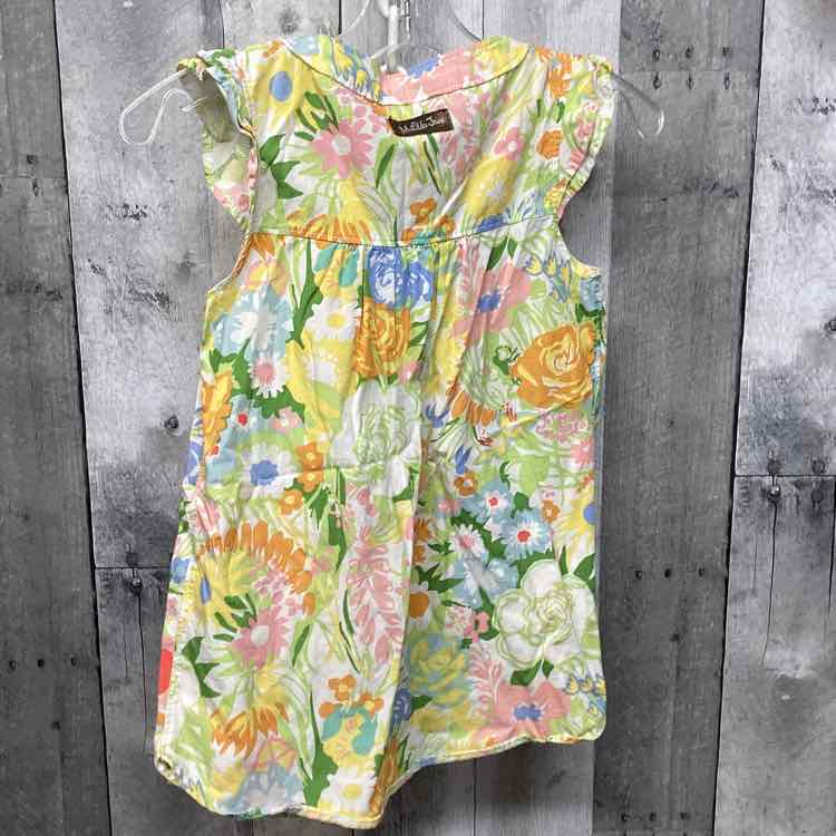 Size 4 Yellow Floral Print Matilda Jane Dress - OodlesCB