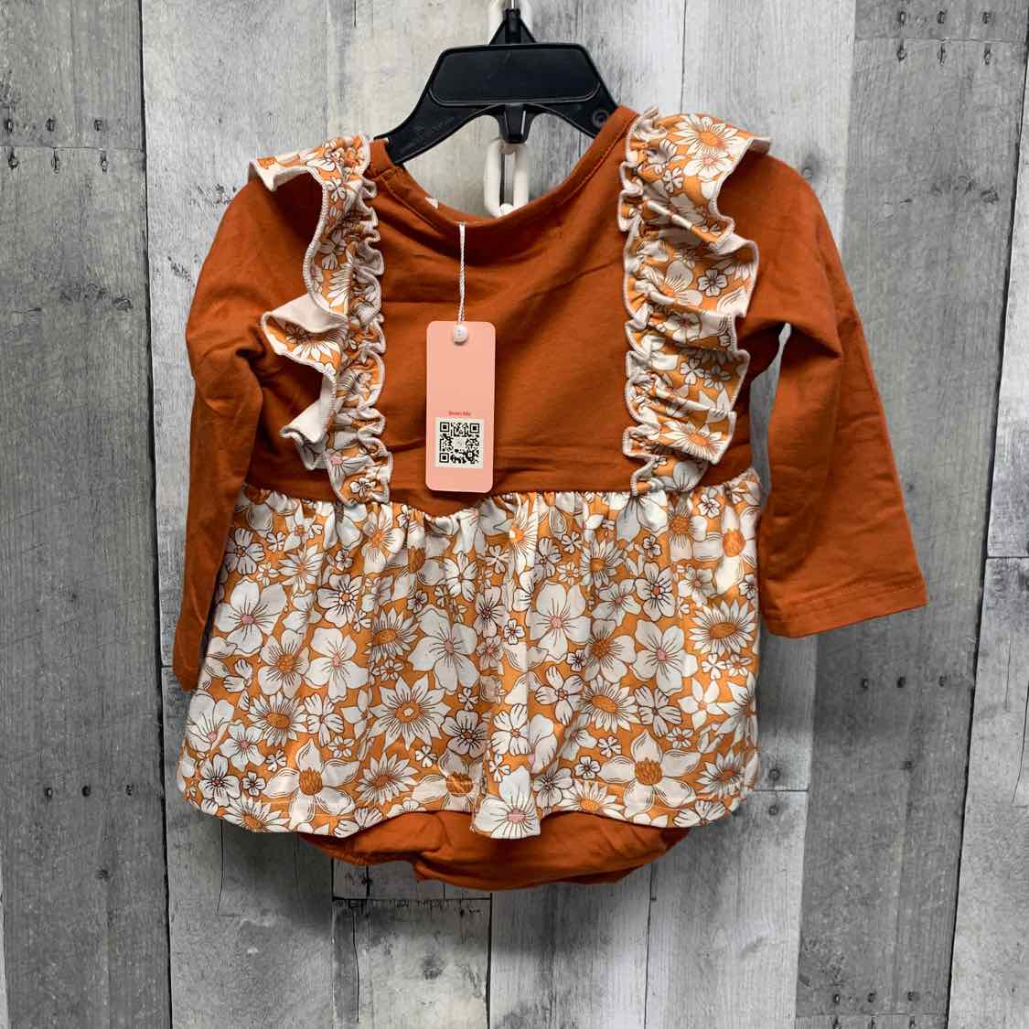Size 18-24 Months Brown/Yellow Boutique Brand Romper