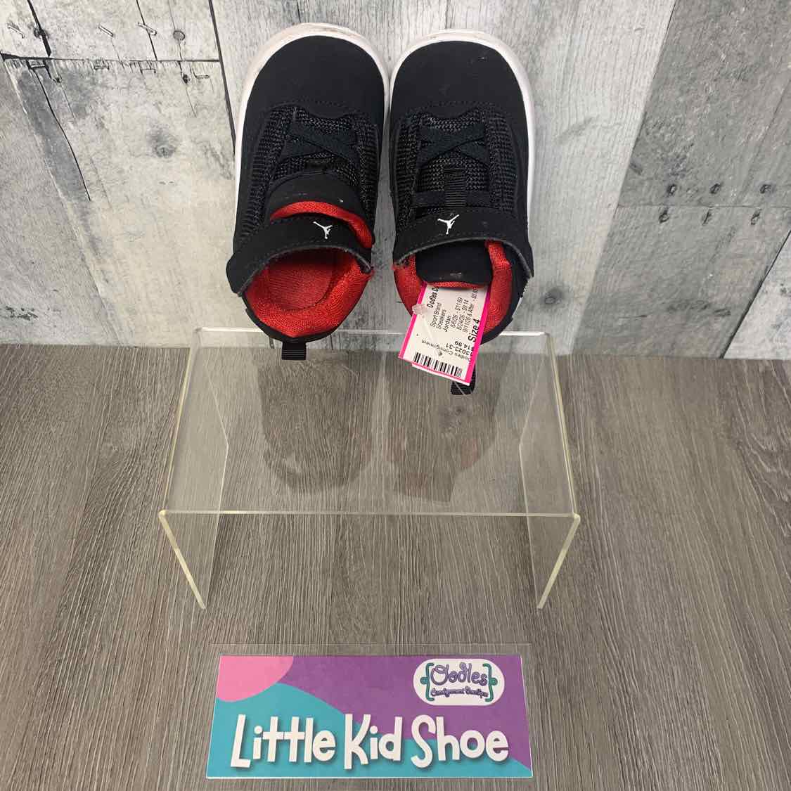 Size 4 Black/White Sport Brand Sneakers