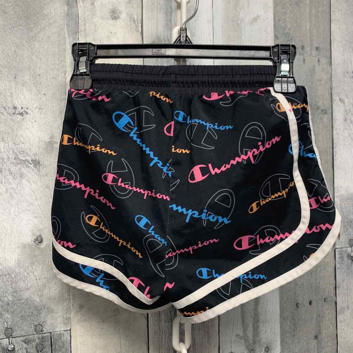 Size 5/6 Black/Pink Champion Shorts - Athletic
