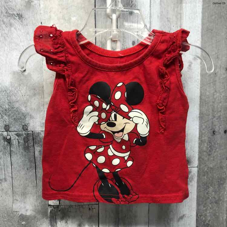 Size 2T Red/White Disney Tank Top