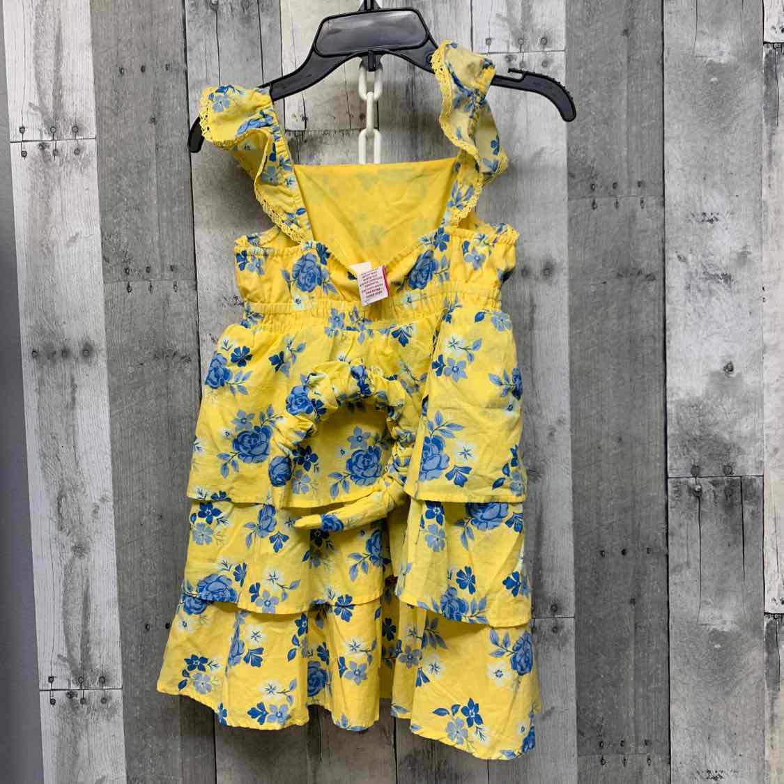 Size 6 Yellow/Blue Tommy Bahama Dress - OodlesCB