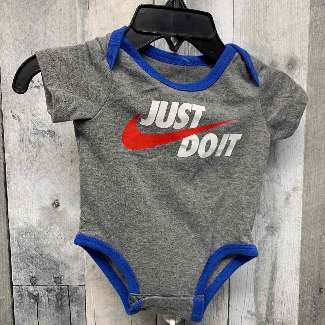 Size 3 Months Gray/Blue Sport Brand Bodysuit