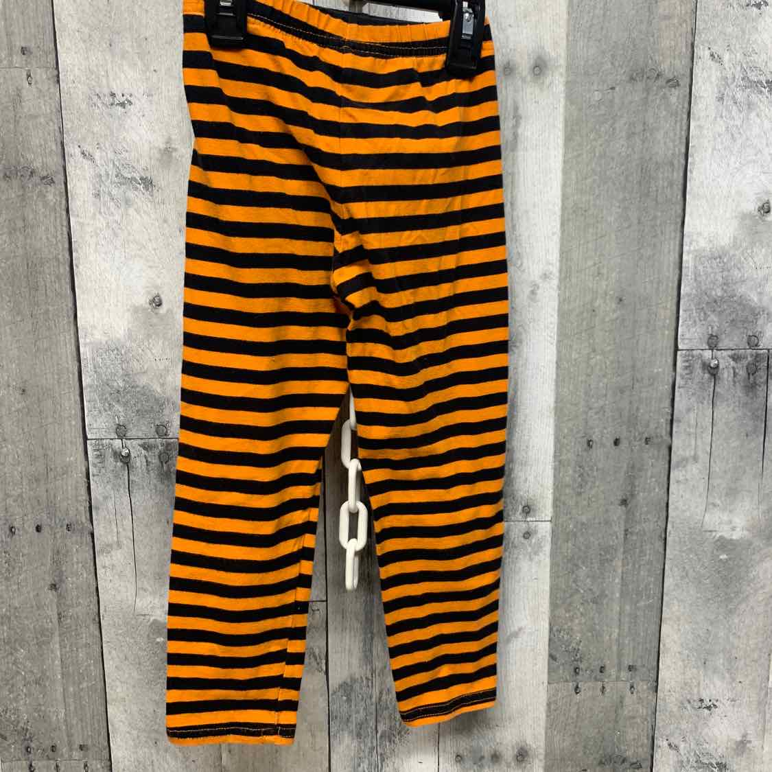 Size 4T Orange/Black B Brand Leggings