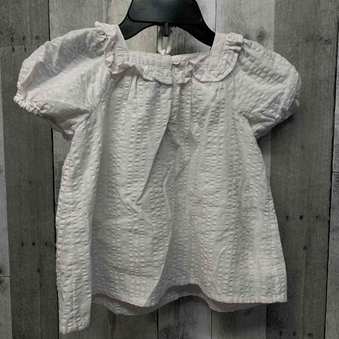 Size 5T White Old Navy Short Sleeve Shirt