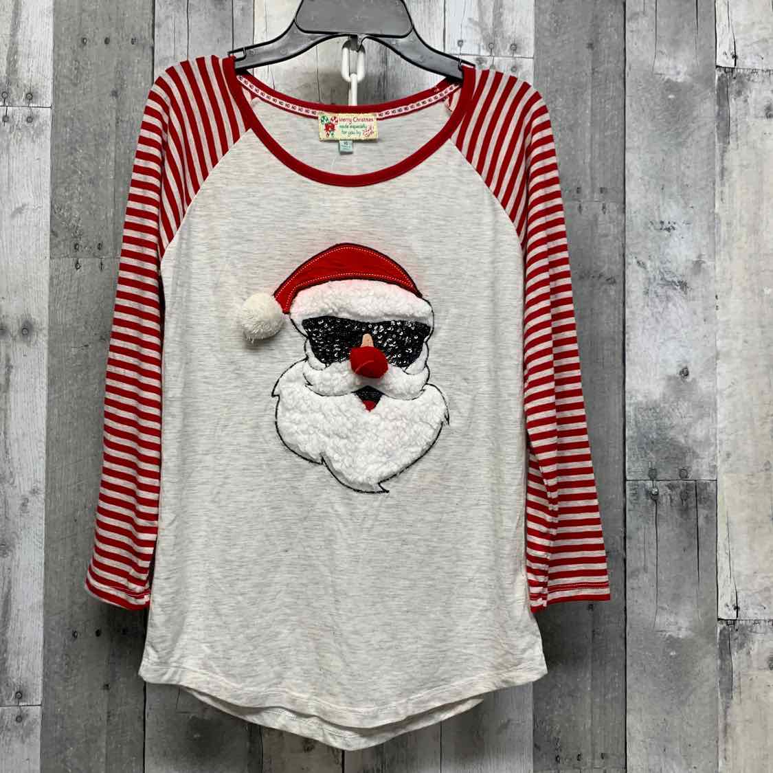 Size 10 Gray/Red B Brand Long Sleeve Shirt