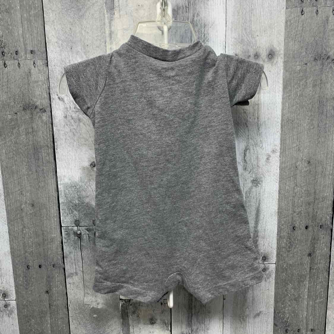 Size 6 Months Gray/Blue Sport Brand Romper