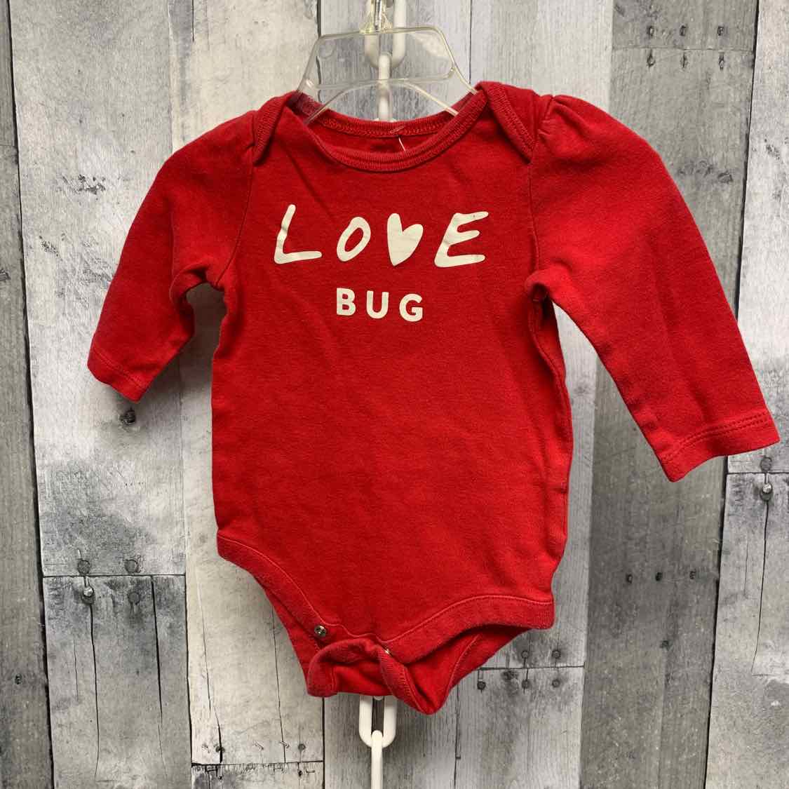 Size 3-6 Months Red Gap Bodysuit