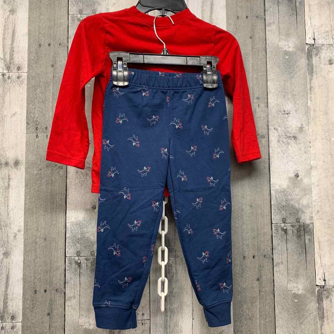 Size 4T Red/Navy Child of Mine Shirt/Pants