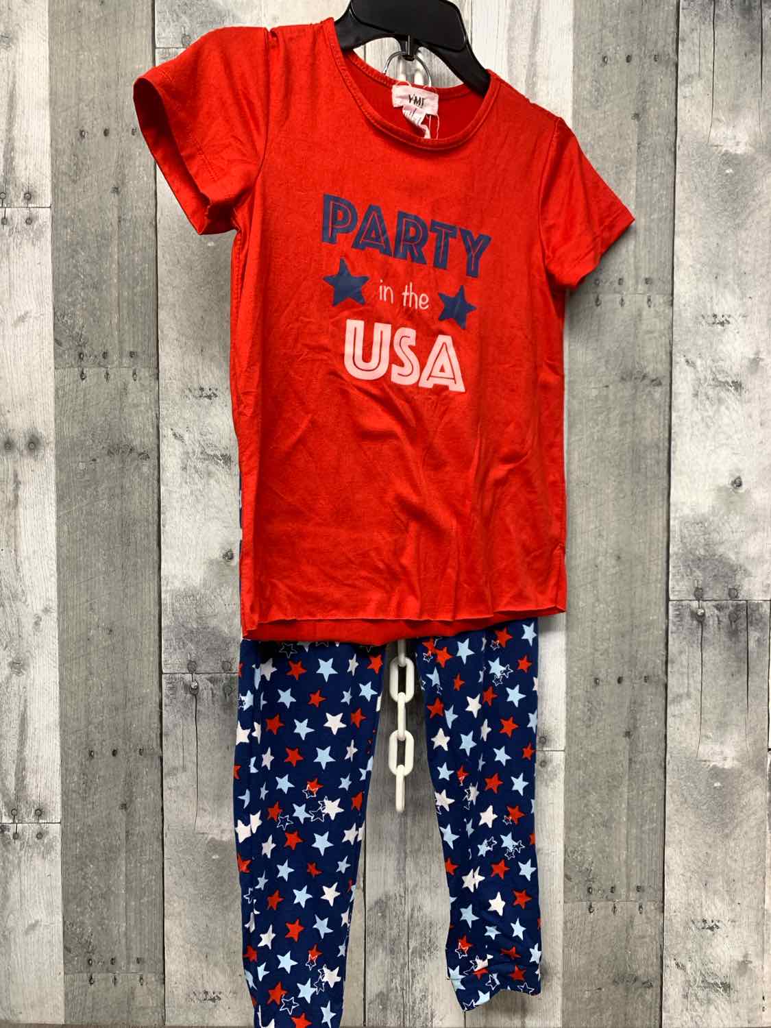 Size 7/8 Red/Navy B Brand Shirt/Pants