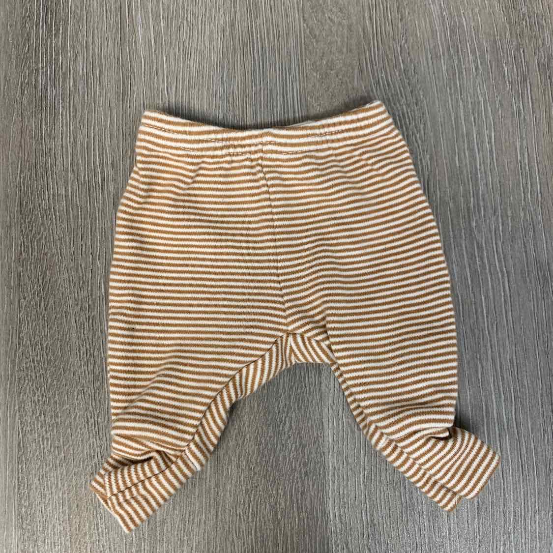 Size Preemie Brown Striped Child of Mine Athletic Pants - OodlesCB