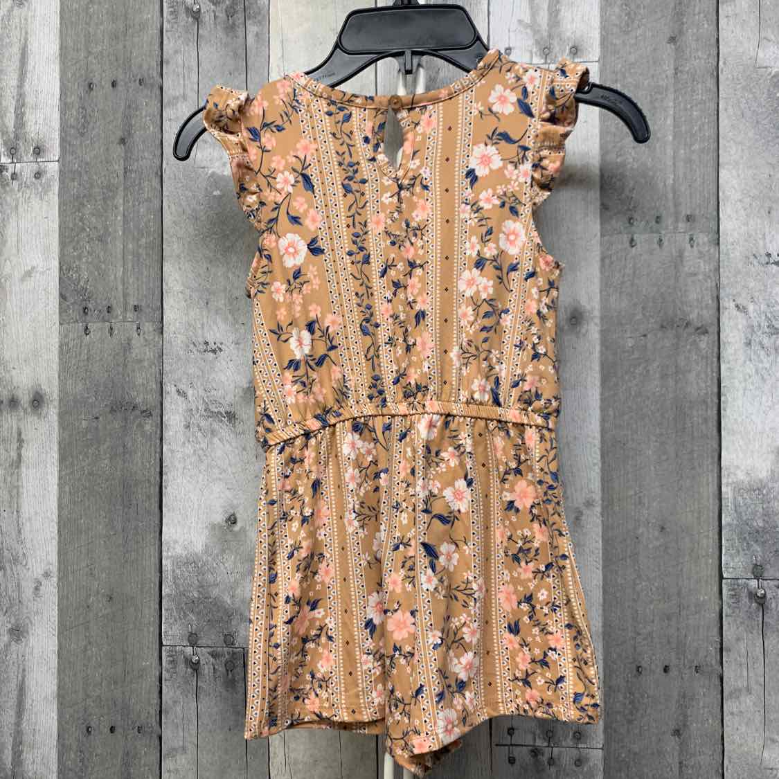 Size 5 Tan/Pink Btween Romper