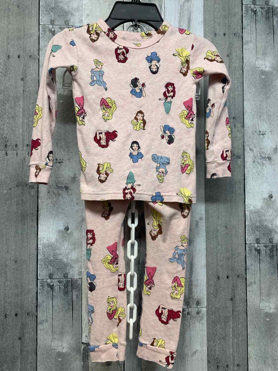 Size 4 Pink Print Gap 2pc PJs