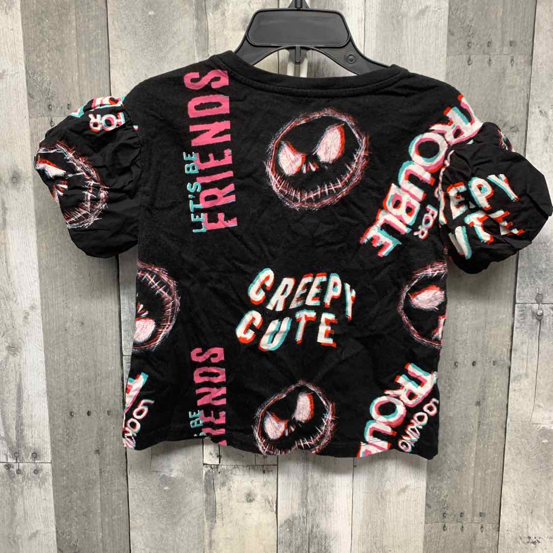 Size Large Black Graphic Disney Short Sleeve Shirt