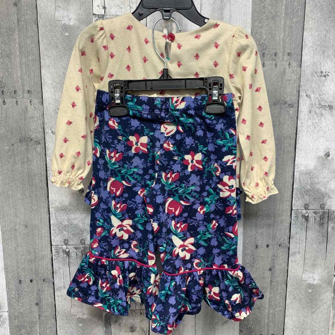 Size 2 Tan/Blue Matilda Jane Shirt/Pants
