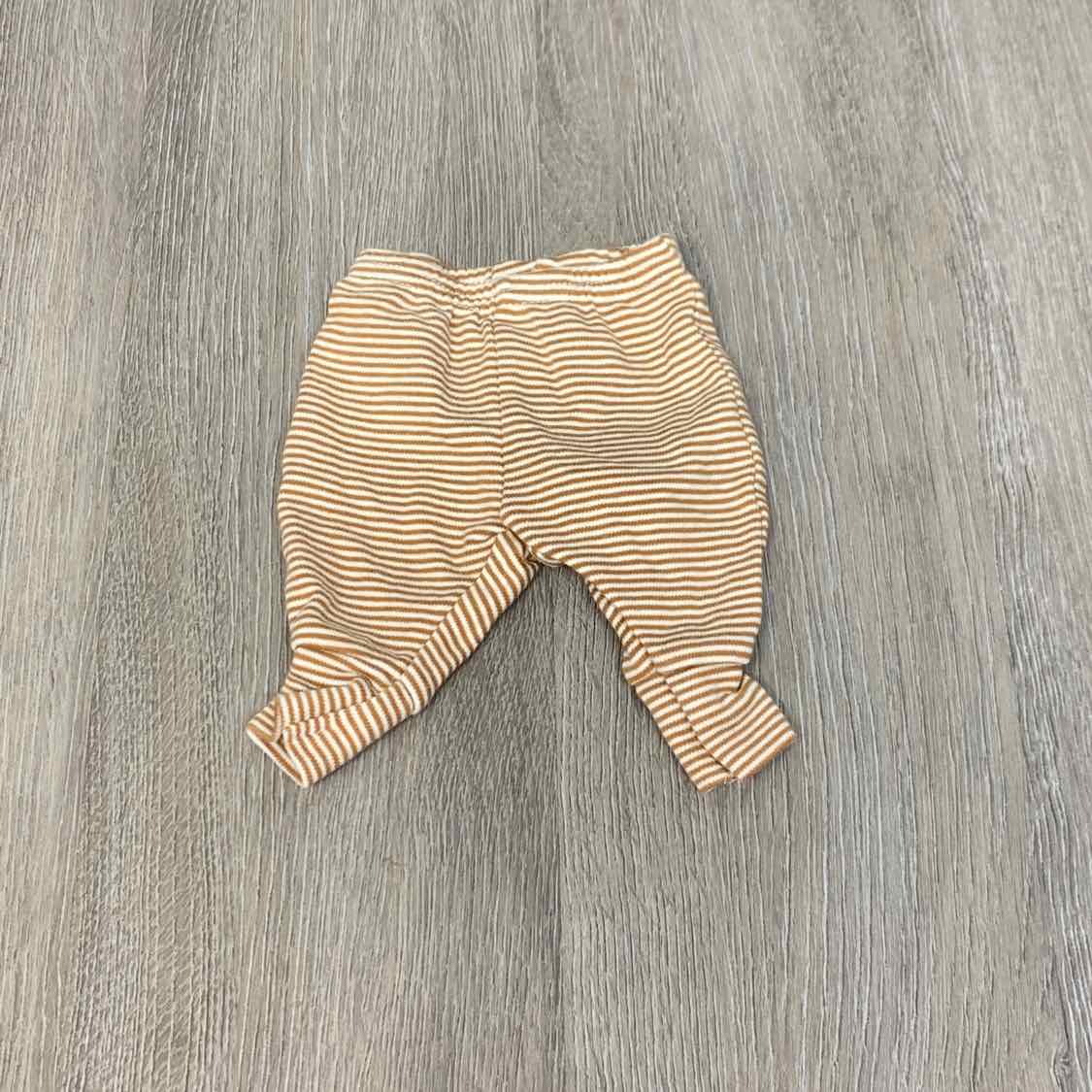Size Preemie Brown Striped Carter's Pants - OodlesCB