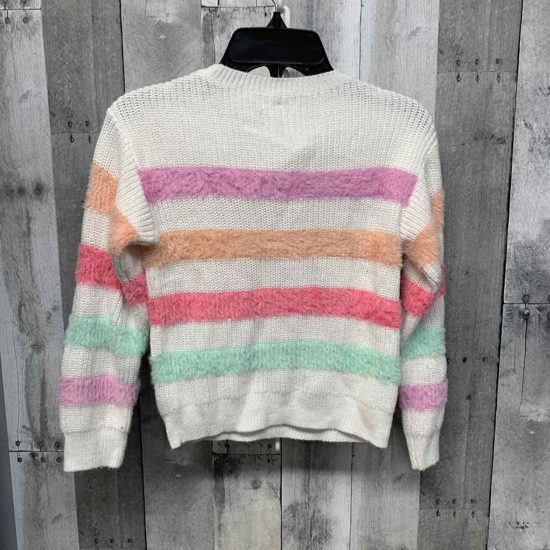 Size 6 White/Pink Epic Threads Sweater - Outer