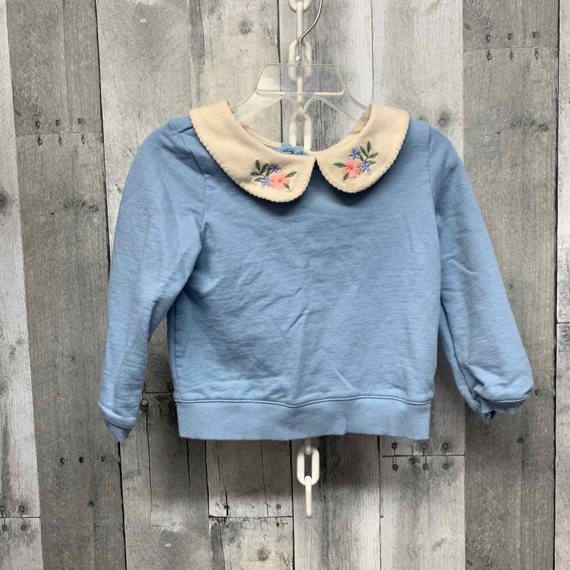 Size 24 Months Blue/Pink Carter's Long Sleeve Shirt