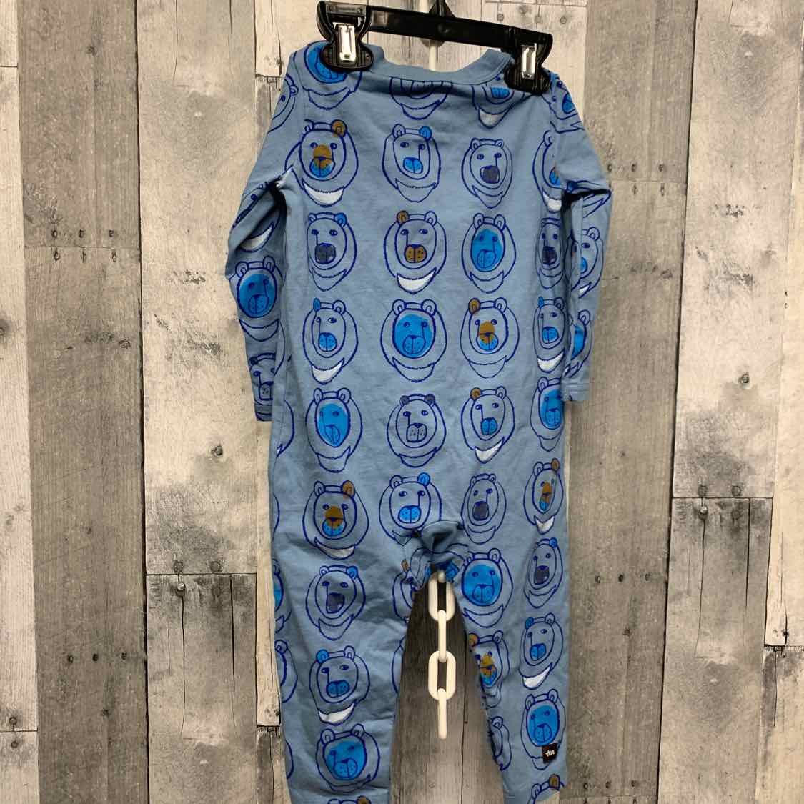 Size 12-18 Months Blue Print Tea Romper