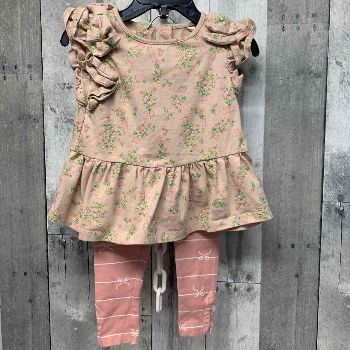 Size 18 Months Pink Graphic Cynthia Rowley Shirt/Leggings - OodlesCB