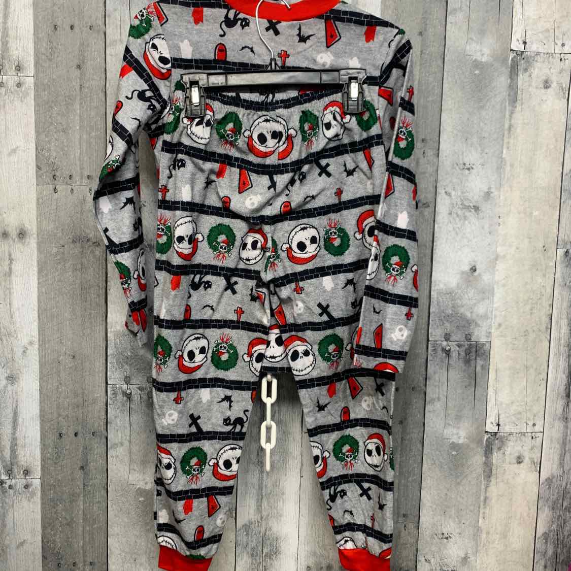 Size 6/7 Gray/Red Disney 2pc PJs