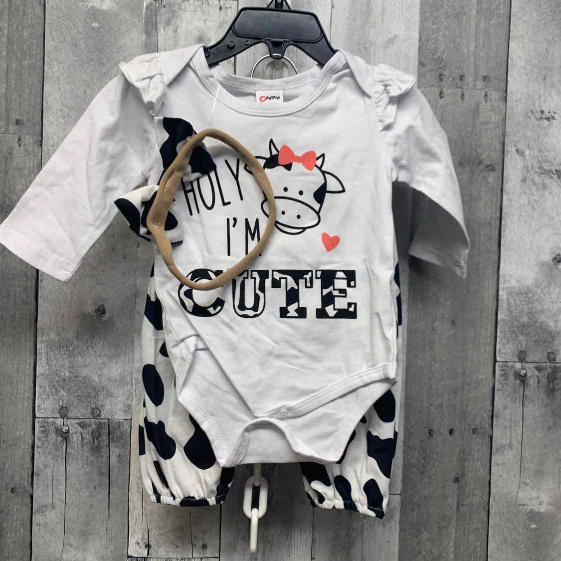 Size 6-9 Months Red/White Mid Brand Shirt/Pants