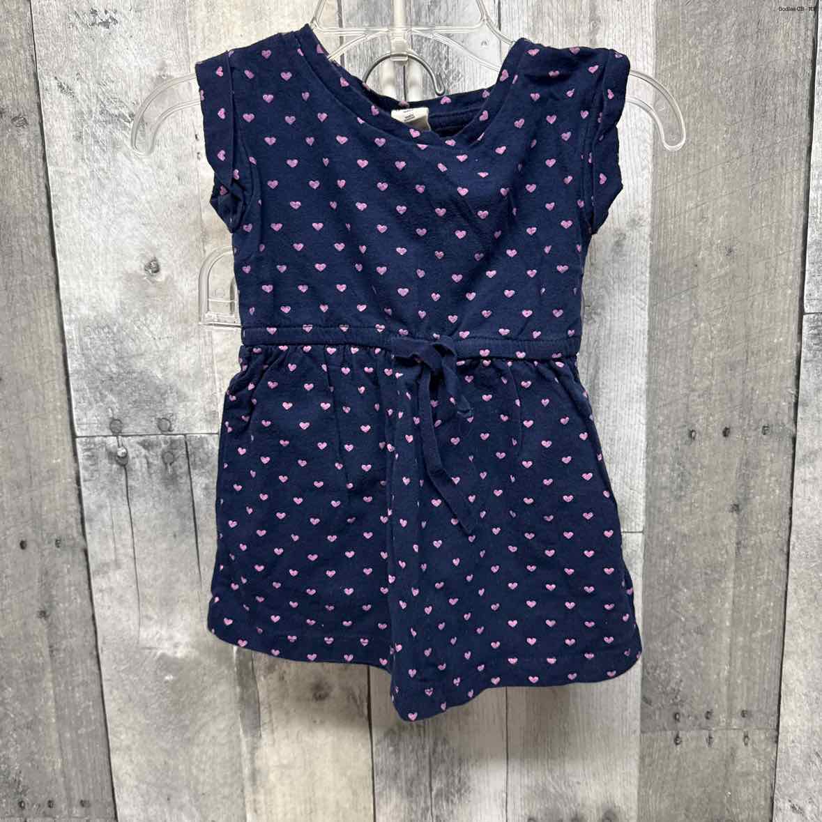Size 12-18 Months Navy/Pink Gap 2pc Dress - OodlesCB