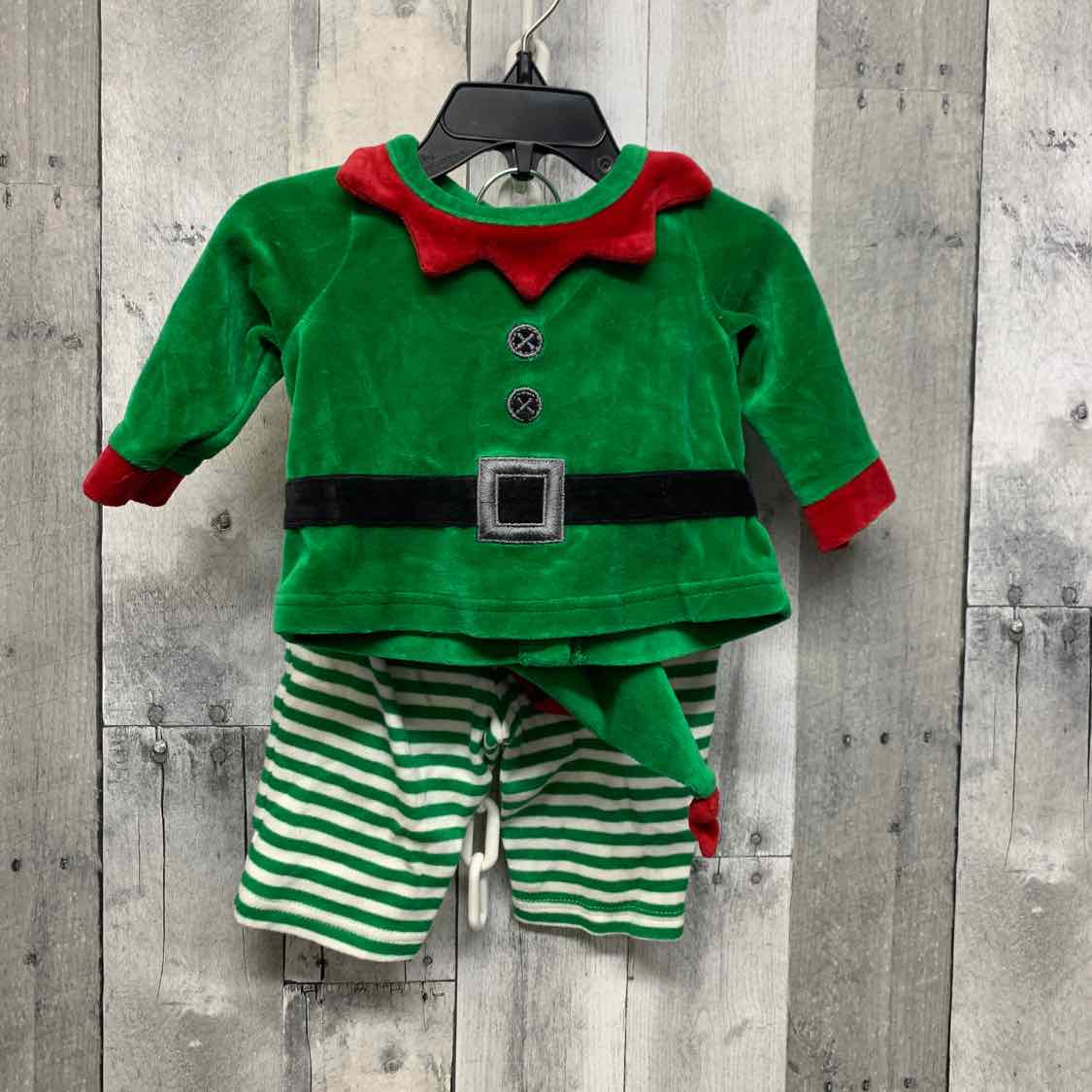 Size 3-6 Months Green/Red Cherokee Shirt/Pants