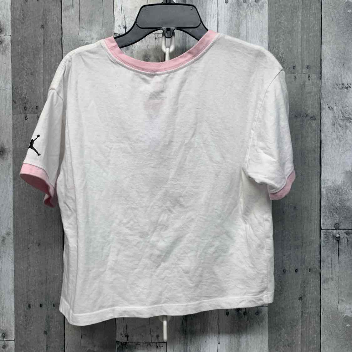 Size Large White/Pink Sport Brand T Shirt