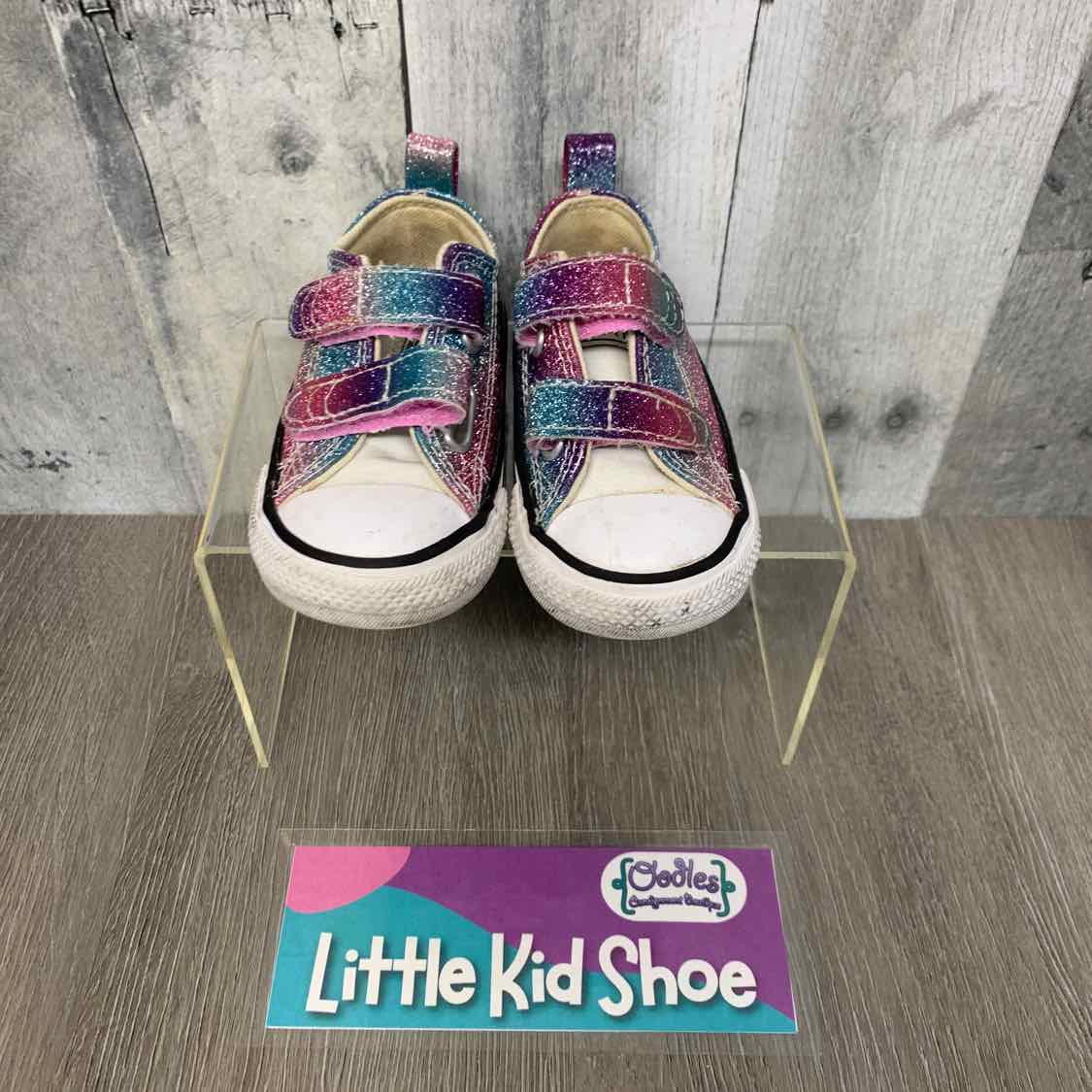 Size 4 Pink/Purple Converse Sneakers