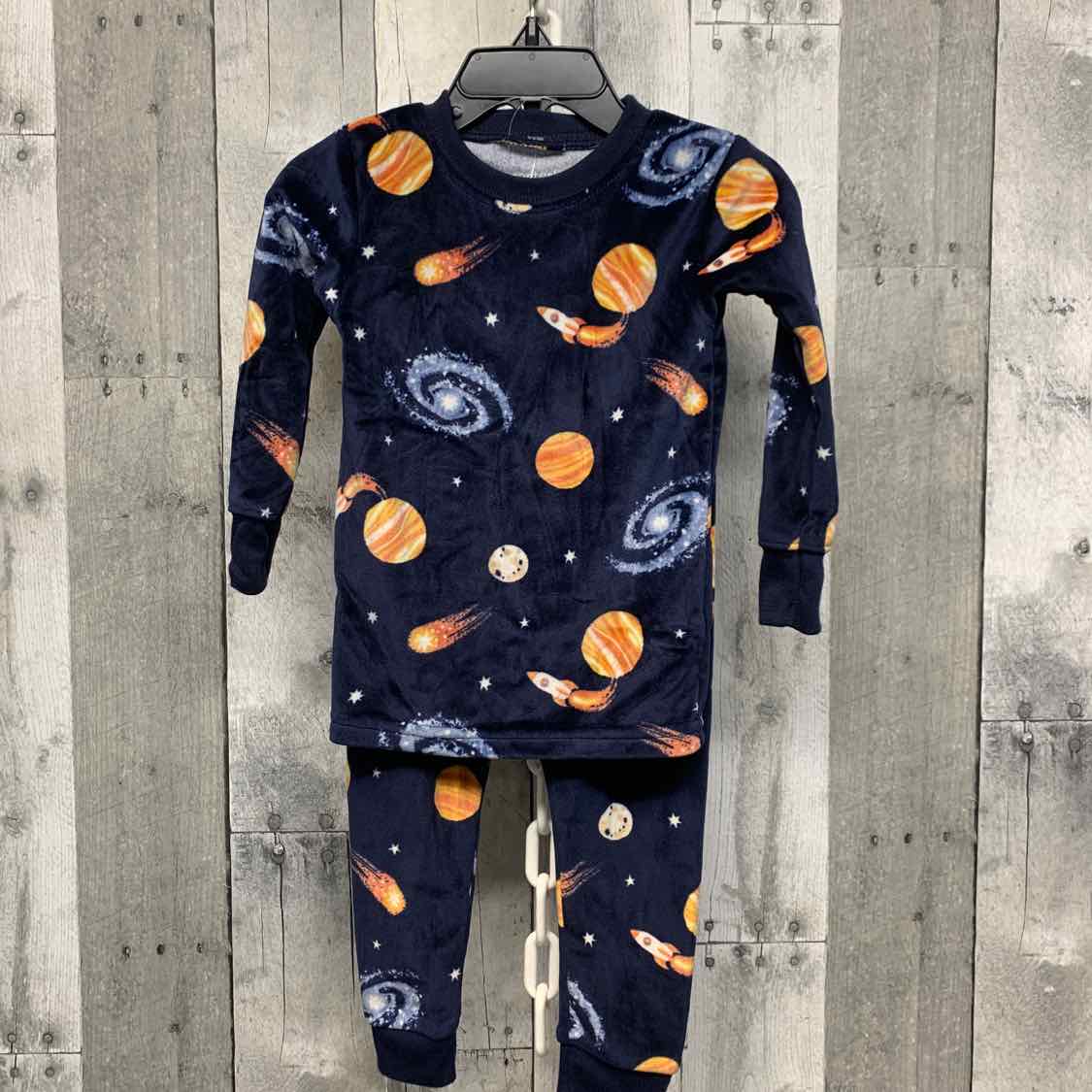 Size 18 Months Navy Print Child of Mine 2pc PJs