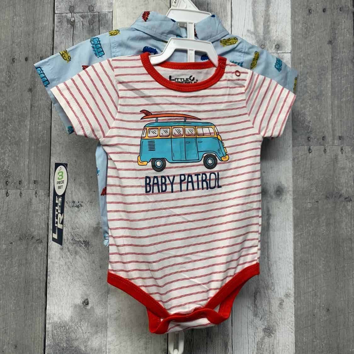 Size 6-9 Months Red/Blue Little Rebels 2pc Top