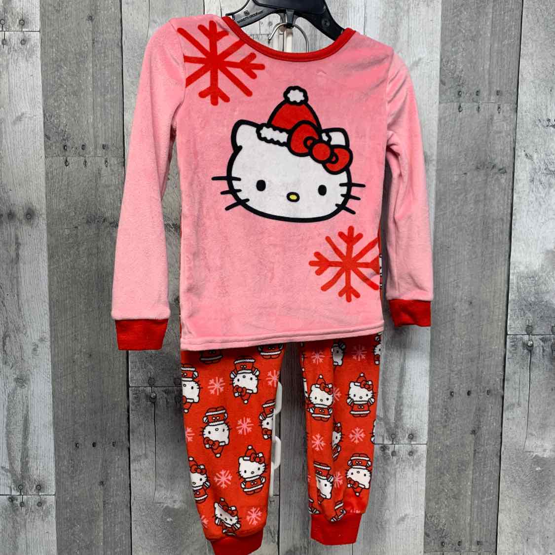 Size 3T Red/Pink Hello Kitty 2pc PJs