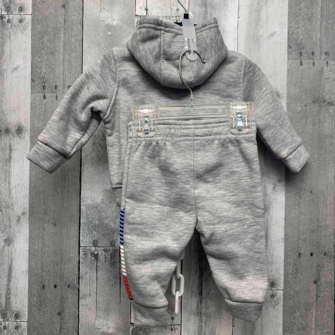 Size 3-6 Months Gray/Red NBA Sweats - 2pc