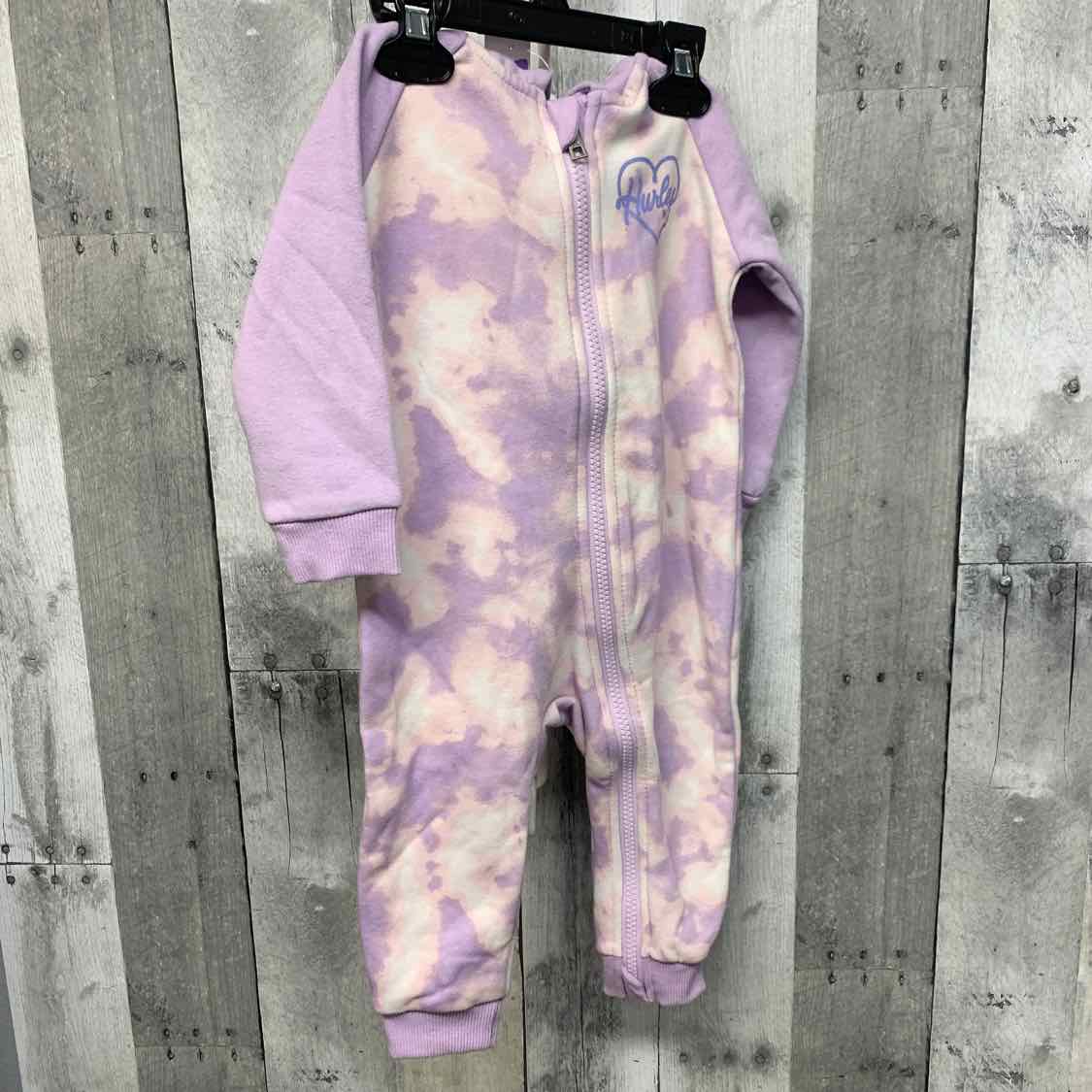 Size 12 Months Pink/Purple Hurley Heavy Jacket