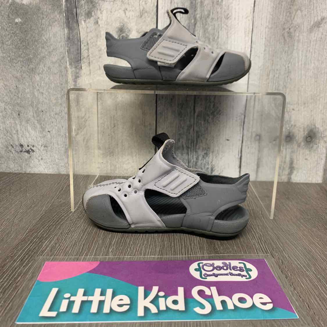 Size 4.5 Gray Sport Brand Sandals
