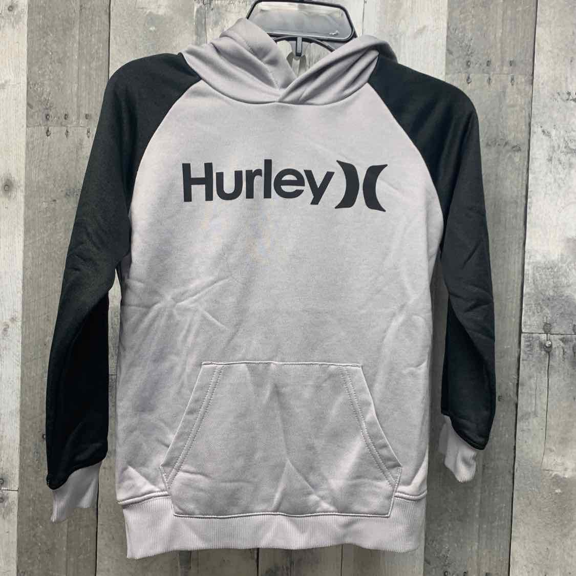 Size 6/7 Gray/Black Hurley Pull Over