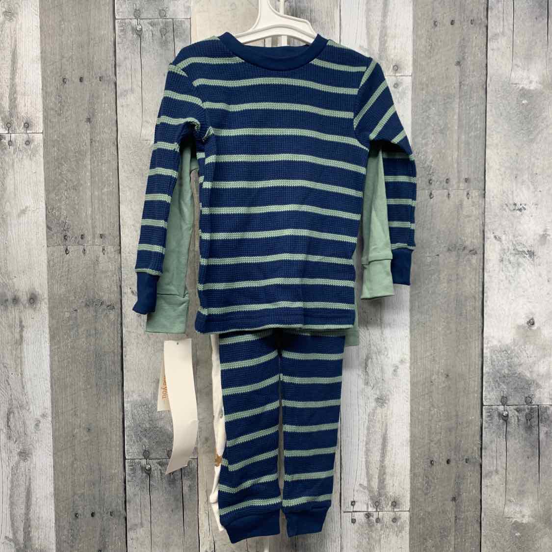 Size 18 Months Green/Blue Just One You 2pc PJs