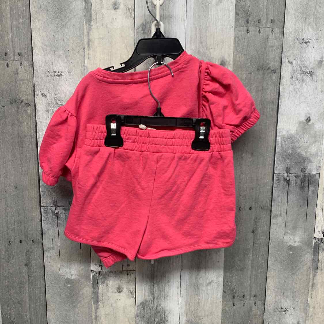 Size 6 Pink Graphic Jessica Simpson Shirt/Shorts