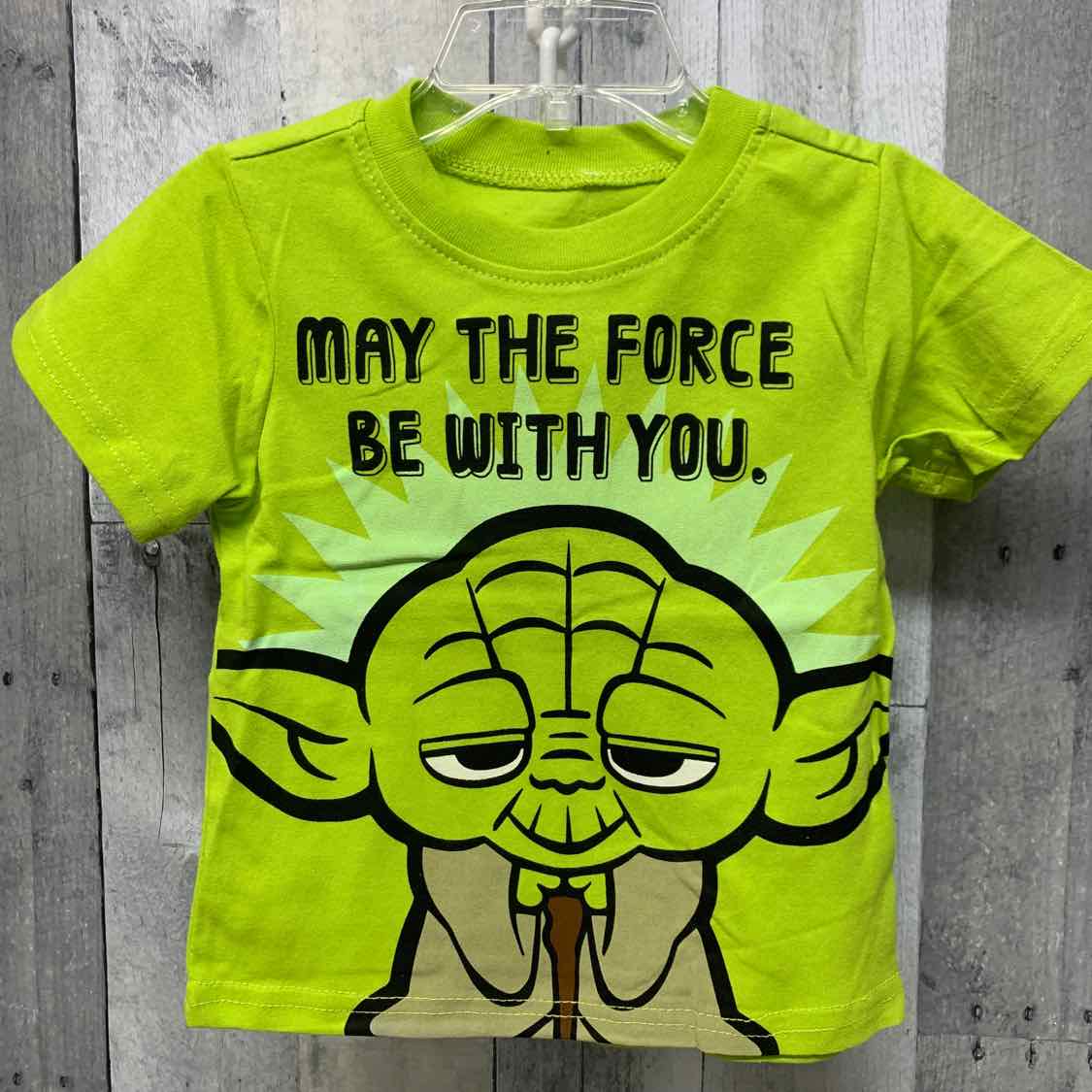 Size 2T Green Graphic Star Wars T Shirt
