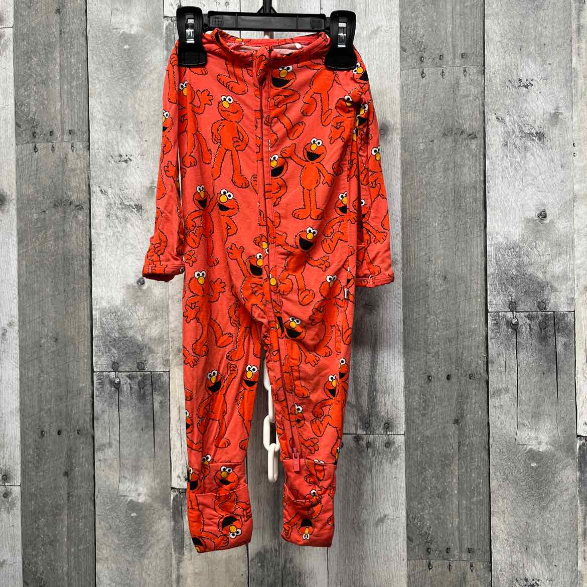 Size 3-6 Months Red Print Boutique Brand Footy PJs