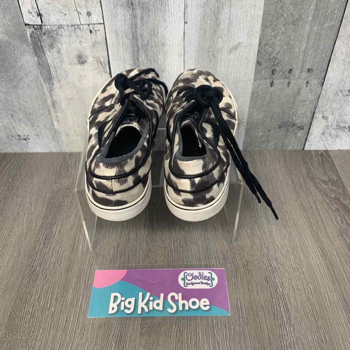 Size 3 Tan Animal Print Sport Brand Sneakers