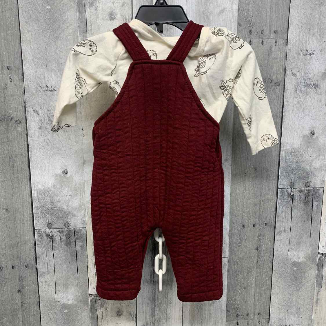 Size 3-6 Months Burgundy/White Harry Potter Shirt/Pants