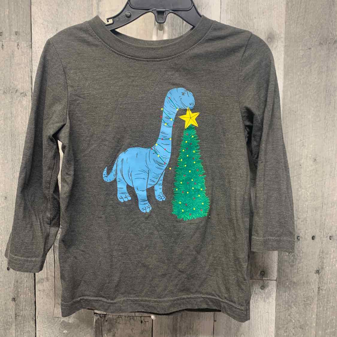 Size 3T Gray Graphic Cat & Jack Long Sleeve Shirt