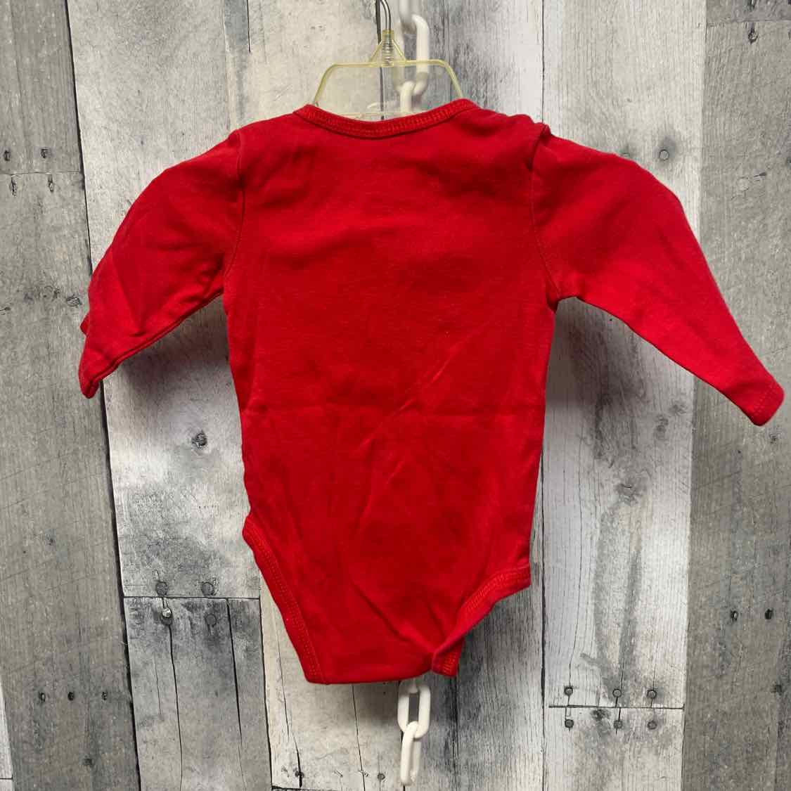 Size 3 Months Red Just One You Bodysuit
